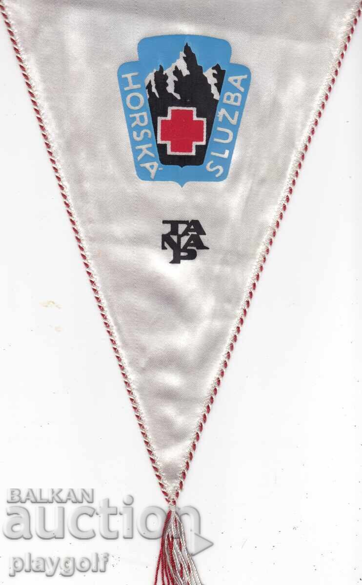 Flag of the High Tatras Mountain Rescue Service with price 65.00 BGN | € 33.23