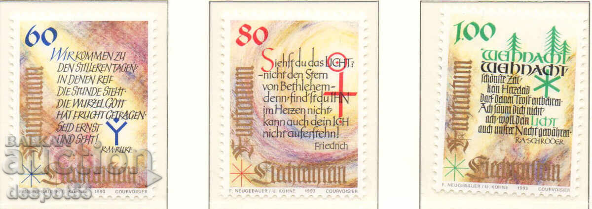 1993. Λιχτενστάιν. Χριστούγεννα.