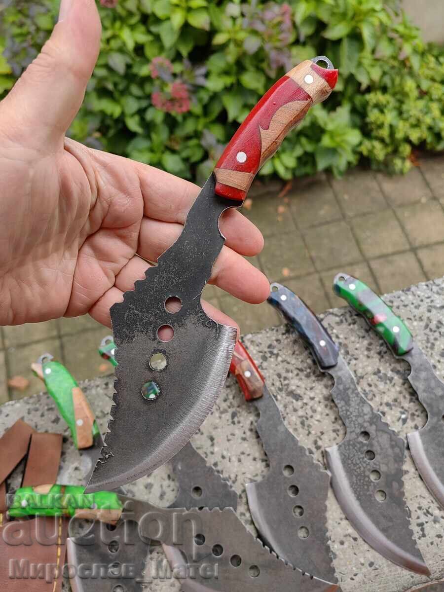 Auction  Survival knife, cleaver, axe