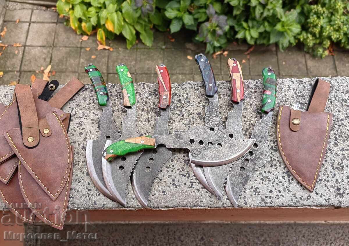 Survival knife, cleaver, axe