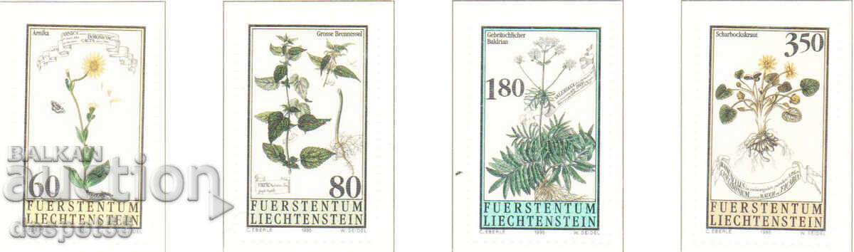 1995. Liechtenstein. Medicinal Plants 1995. Liechtenstein. Medicinal Plants