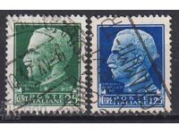 Cancelled stamps of King Victor Emmanuel III 1929 from Italy