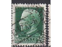 Stamped stamp King Victor Emmanuel III 1929 from Italy