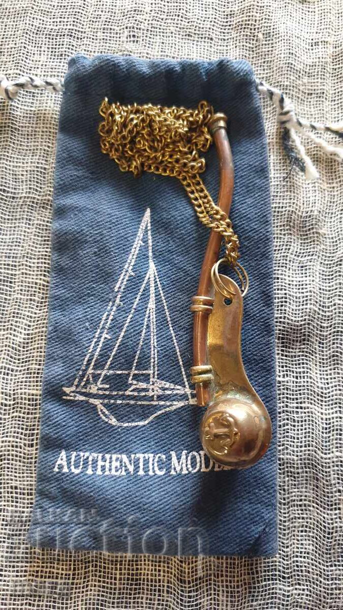 Delivery of Original Boatswain's Whistle