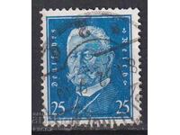 Stamped stamp Paul von Hindenburg 1928 from Germany Reich