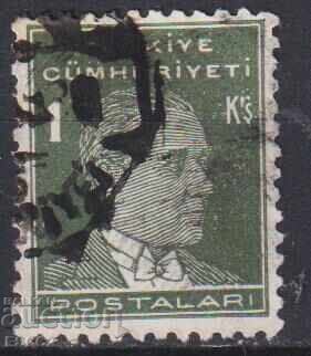 Timbre ștampilat Mustafa Kemal Atatürk 1931 din Turcia Timbre ștampilat Mustafa Kemal Atatürk 1931 din Turcia