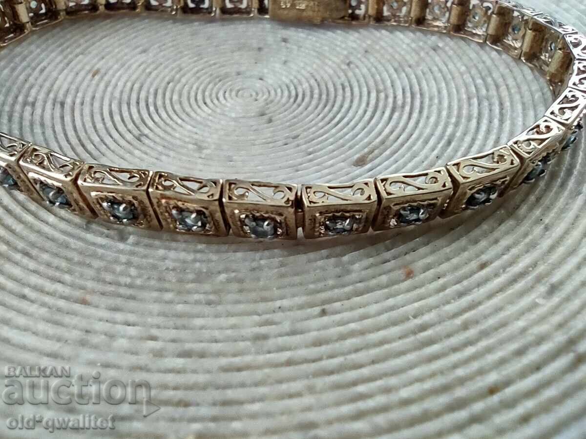 Auction  SILVER BRACELET, stones: Alexandrite, SILVER 925