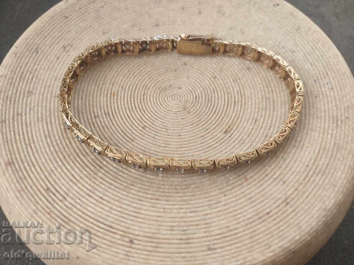 SILVER BRACELET, stones: Alexandrite, SILVER 925 - 5