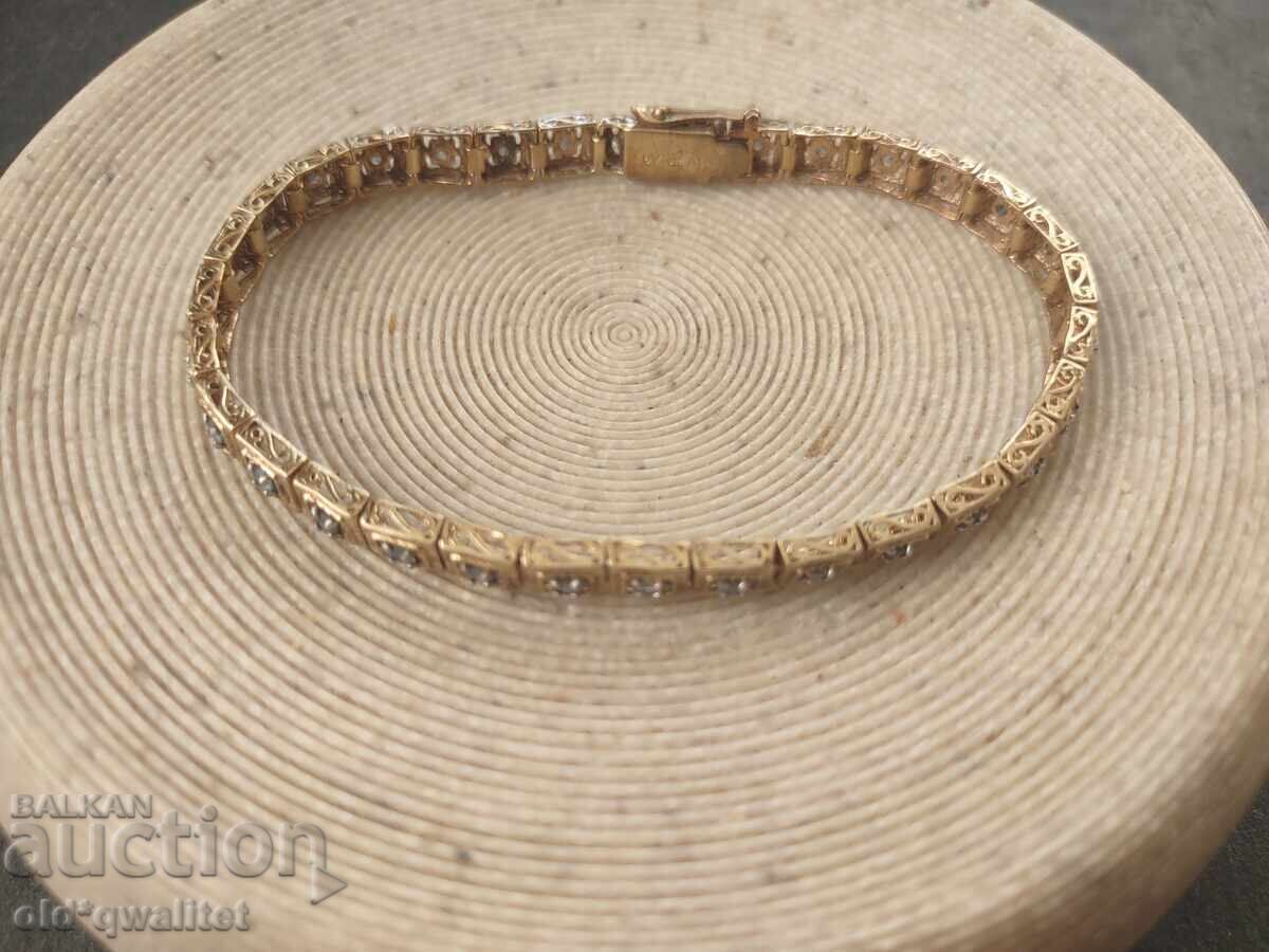 SILVER BRACELET, stones: Alexandrite, SILVER 925 - 6