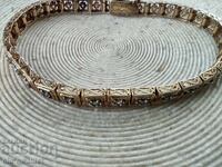 BRĂȚARĂ DIN ARGINT, pietre: Alexandrit, ARGINT 925