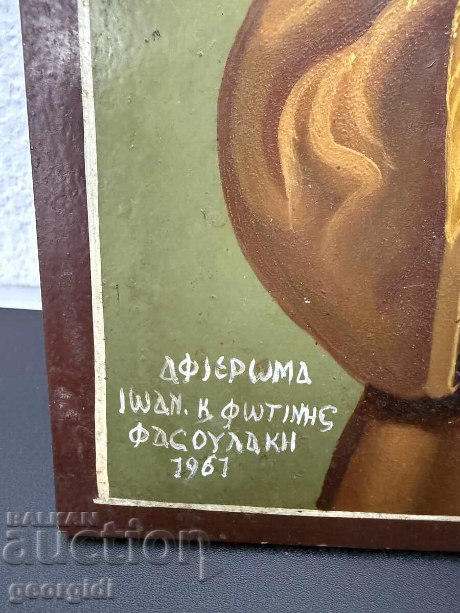 Hand-painted Greek icon - Saint Athanasius the Great. №7545 - 6 Hand-painted Greek icon - Saint Athanasius the Great. №7545 - 6