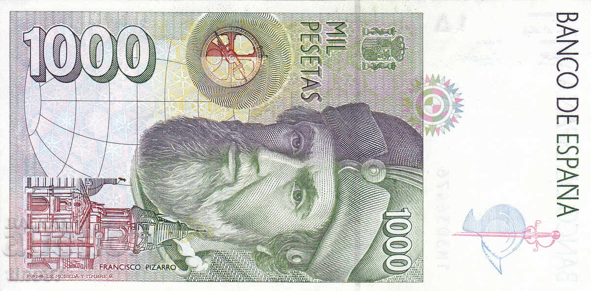 Auction  tino37 - SPAIN - 1000 PESETAS - 1992 - XF