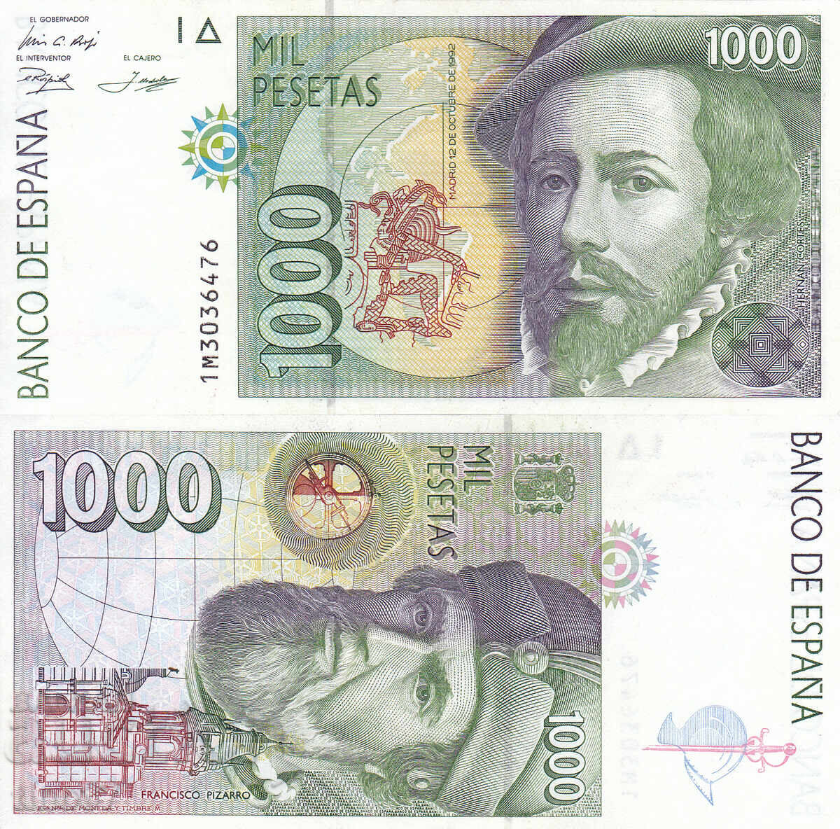 tino37 - SPAIN - 1000 PESETAS - 1992 - XF