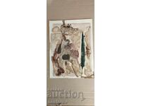 OLD WATERCOLOR "AUTUMN"