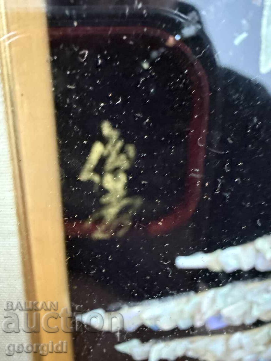 Handmade mosaic from semiprecious stones. No. 7546 - 6