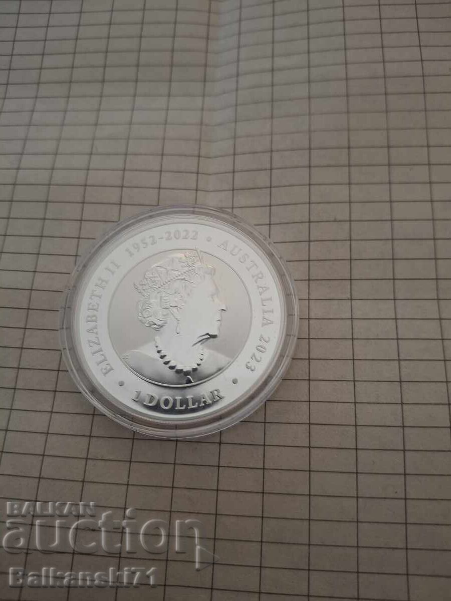 Παράδοση 1 oz ασήμι Κύκνος 2023 Αυστραλία Παράδοση 1 oz ασήμι Κύκνος 2023 Αυστραλία