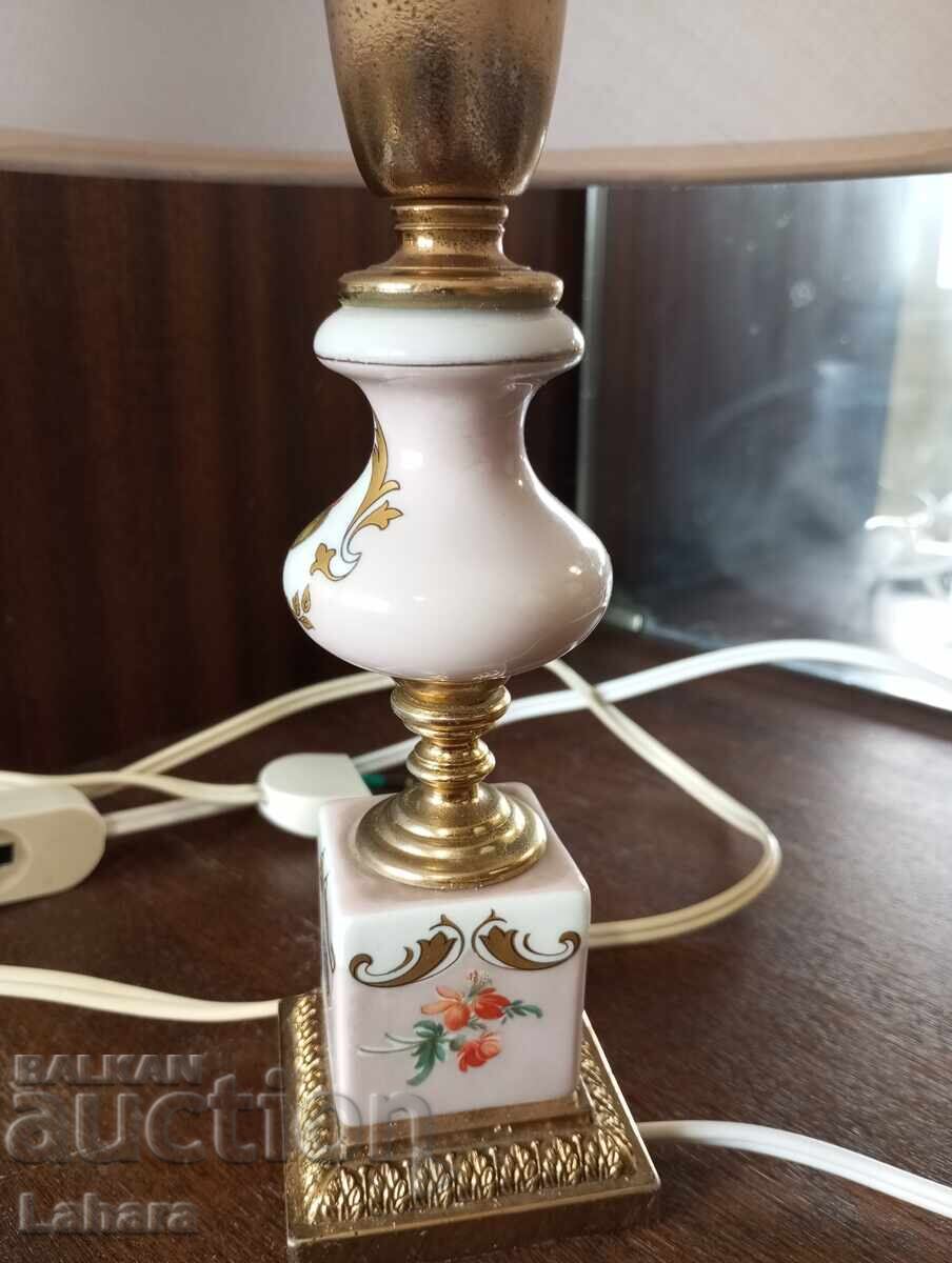 Beautiful Italian porcelain nightstand / table lamp with price 53.00 BGN | € 27.10