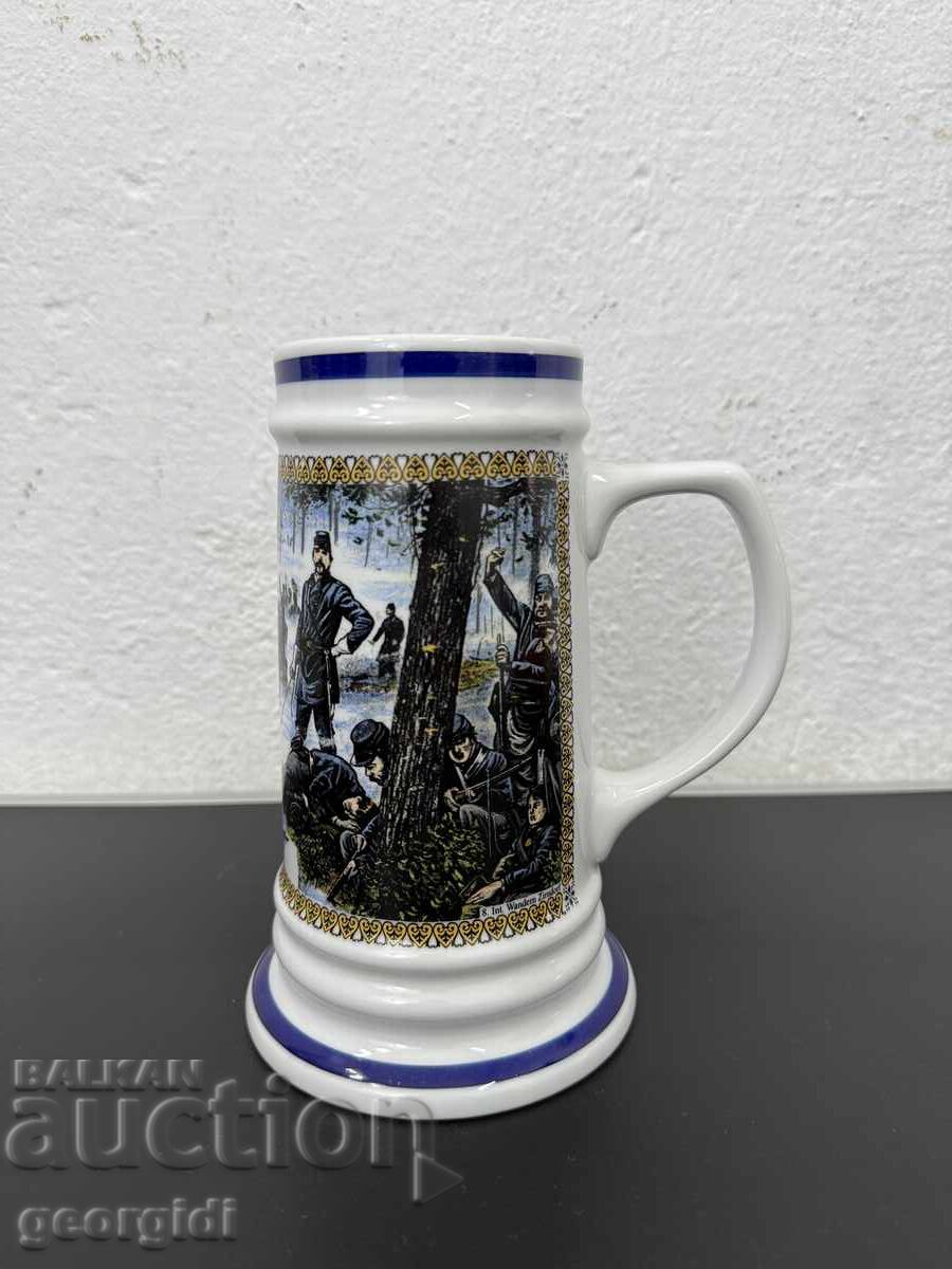 Παράδοση Συλλεκτική πορσελάνινη κούπα - Ιστορία της Αμερικής. Νο. 7547