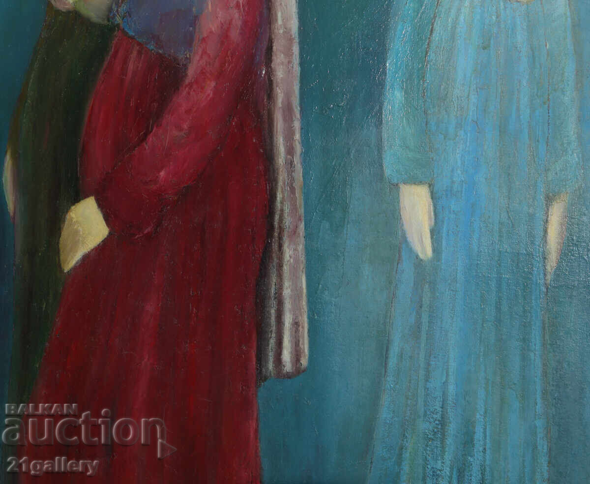 Oil painting portrait figurative composition - 5