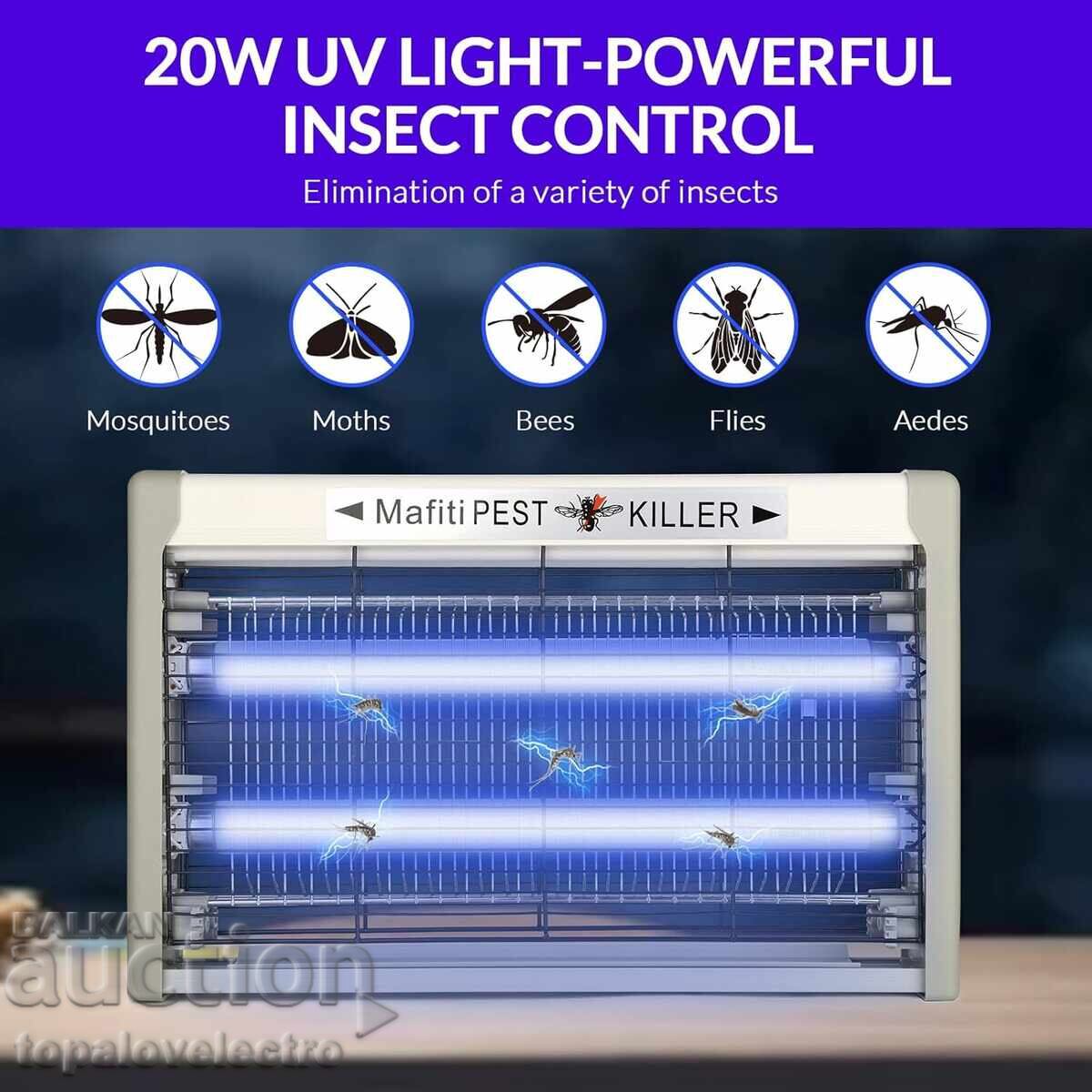 Auction  UV Light Insect Killer 20W, for Mosquitoes, Flies