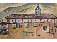 Ζαχάρι Σάβος (1944 - 2025) Τοπίο ακουαρέλα