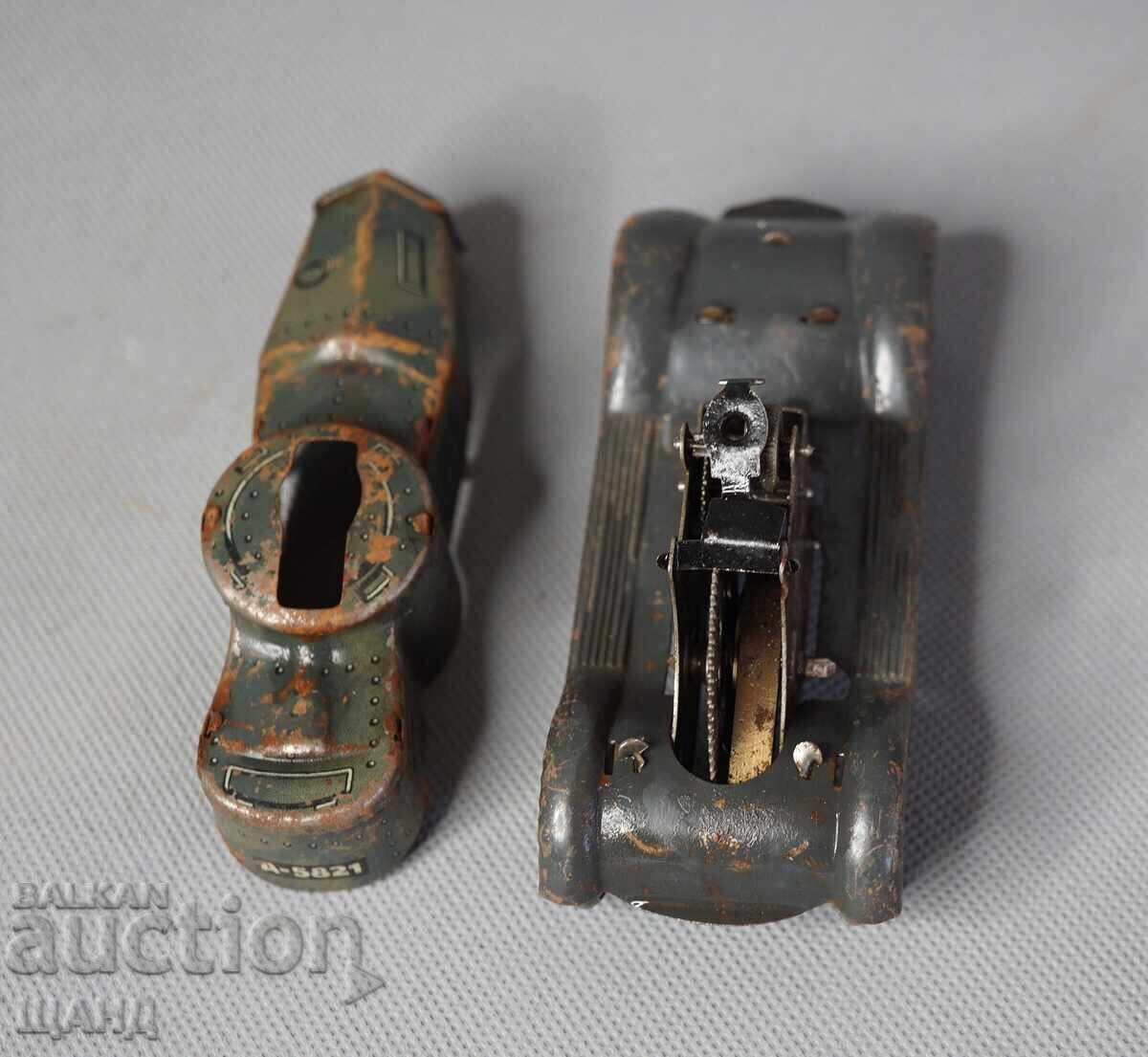 Old German Metal Mechanical Toy Model Tank - 5