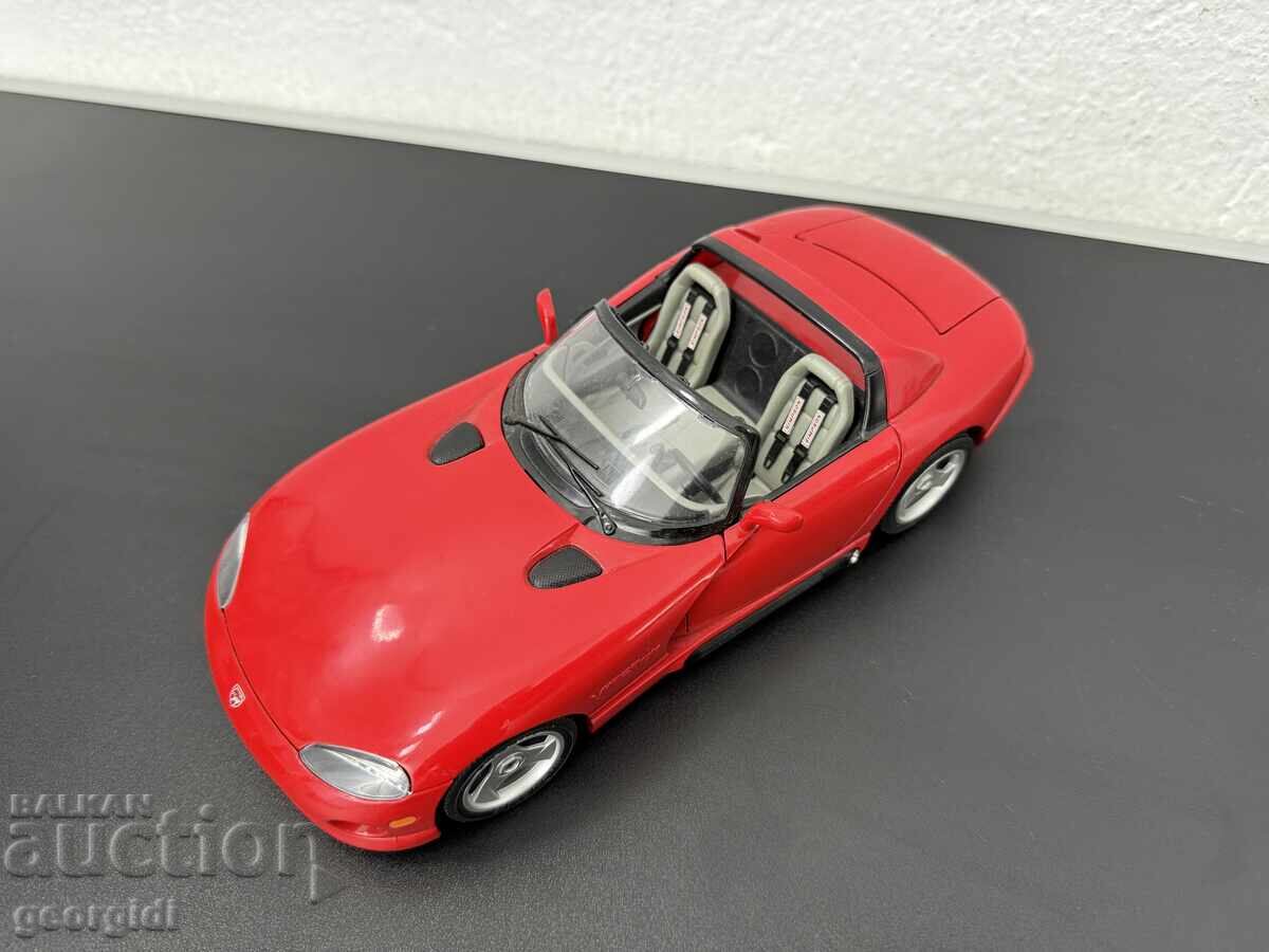 Метална количка Burago - Dodge Viper RT/10. №7549 с цена 65.00 лв. | € 33.23 Метална количка Burago - Dodge Viper RT/10. №7549 с цена 65.00 лв. | € 33.23