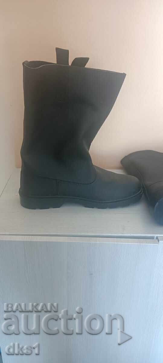 German leather military boots "Knobelbecher"