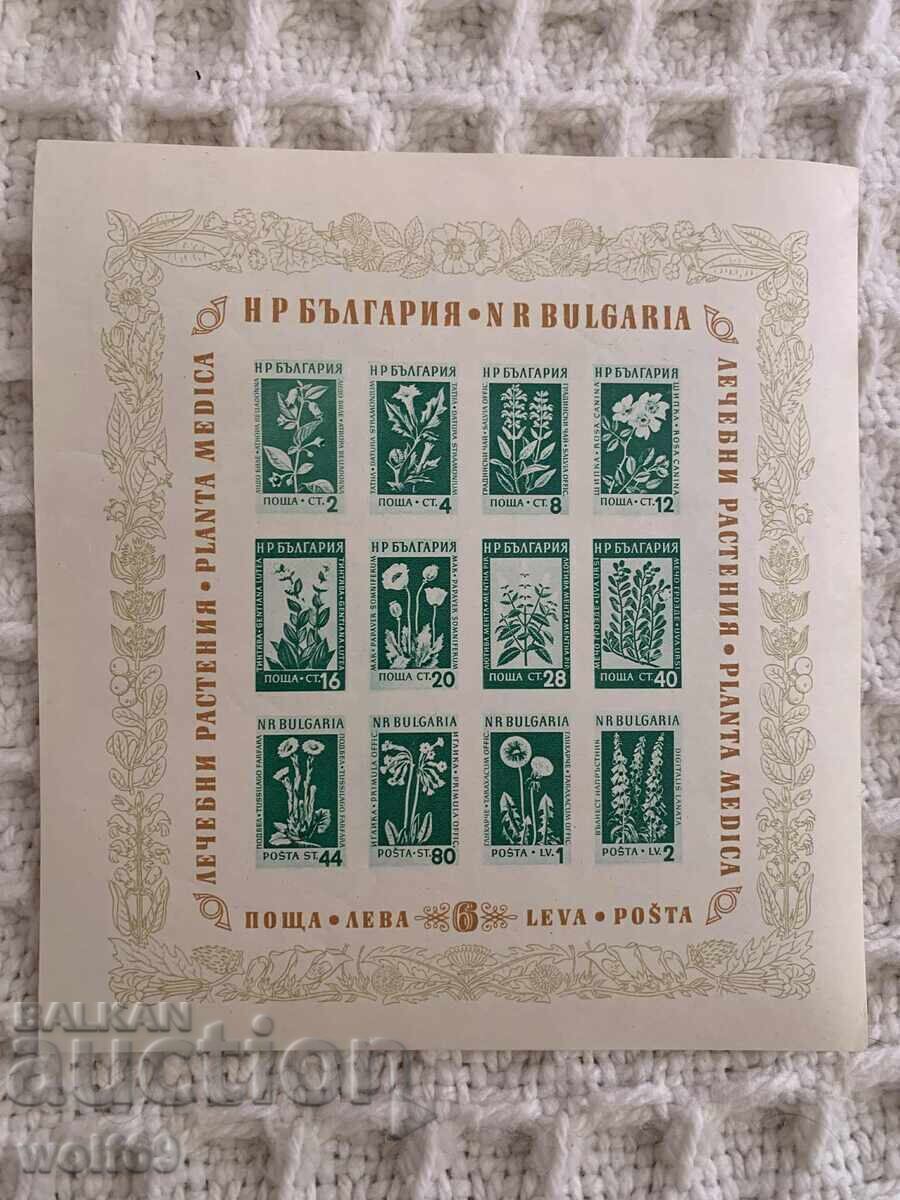 Block, stamp-Medicinal plants-1953