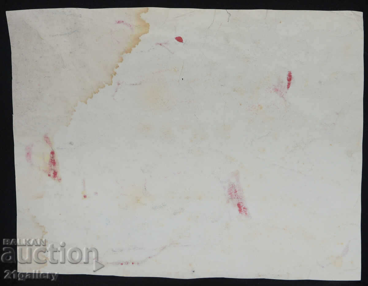 Πίνακας με μελάνι, αφηρημένη εικαστική σύνθεση - 7