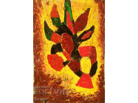 Σύνθεση 13, Βλάδο Ρουμένοφ, 2023, 70/50 εκ., μ. β. κ-ν