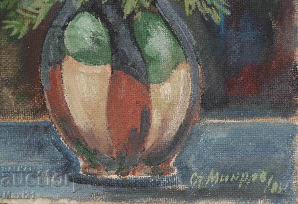 Still life with flowers oil painting - 6