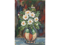 Still life with flowers oil painting