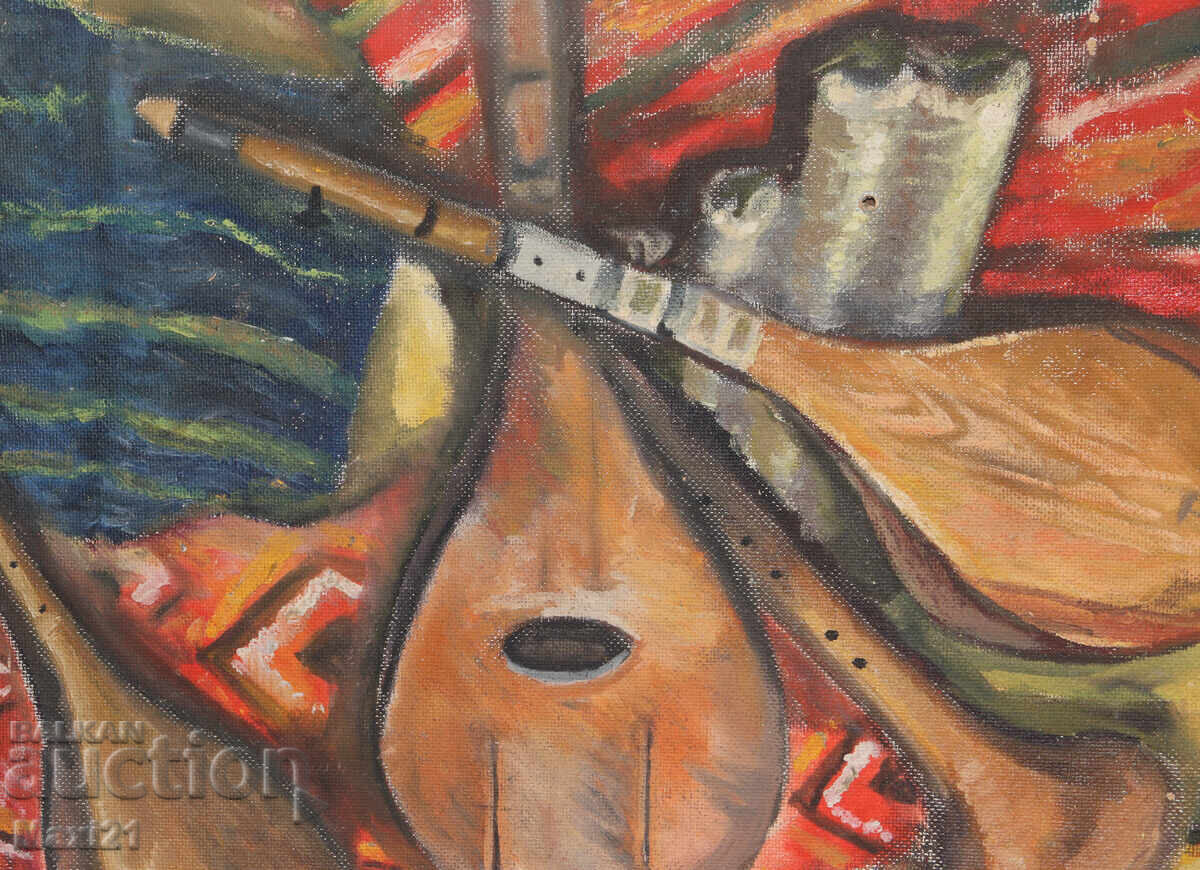 Νεκρή φύση, λαϊκή εικόνα, ελαιογραφία - 5