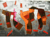 Compoziție 16, Vlado Rumenov, 2023, 50/70 cm, m. b. c-n