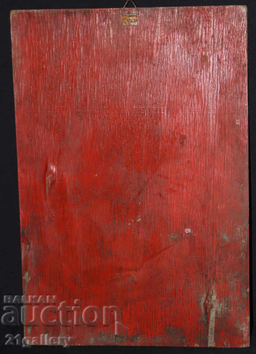 Стара картина маслени бои натюрморт - 7