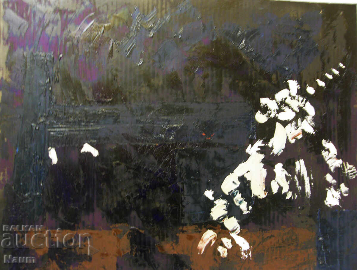 Σύνθεση 19, Βλάδο Ρουμένωφ, 2023, 40/60 εκ., μ. β. κ-ν