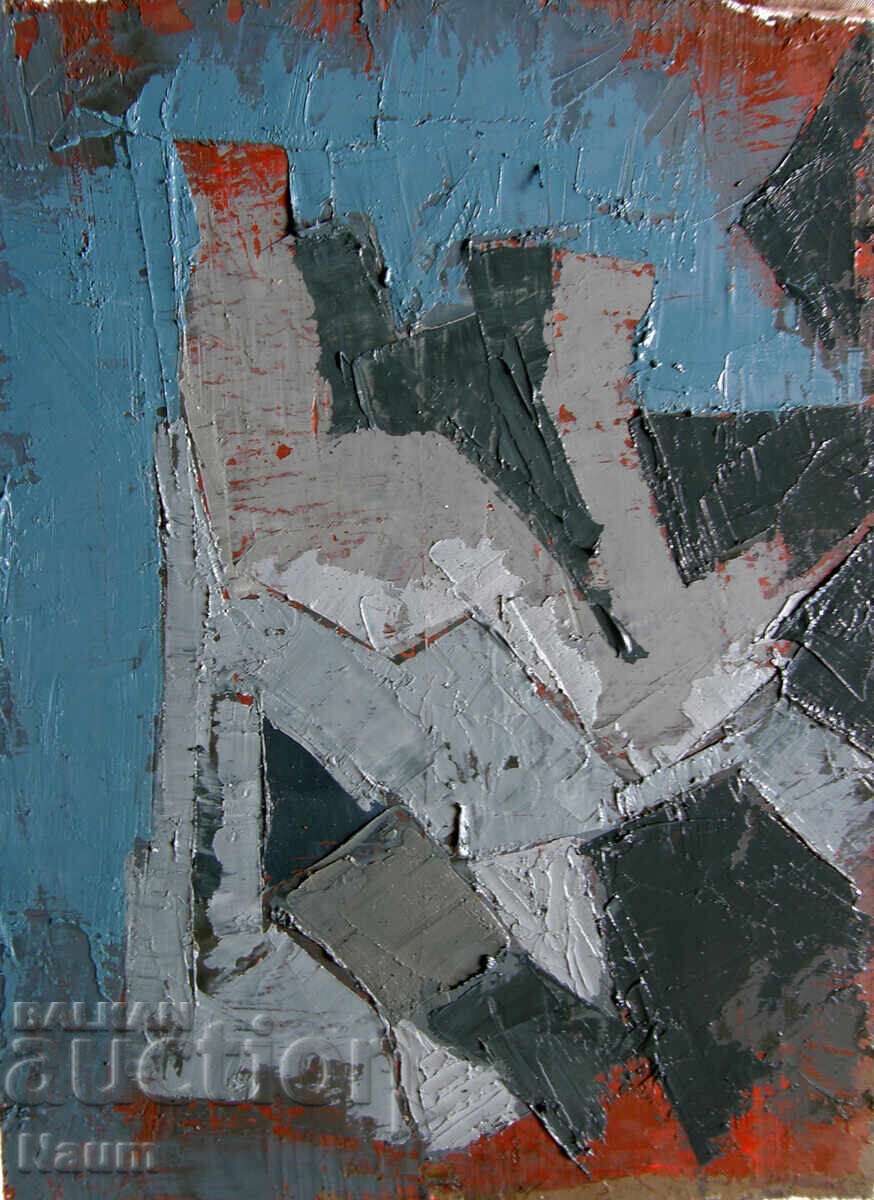 Compoziție 21, Vlado Rumenov, 2018, 30/20 cm, m. b. c-n