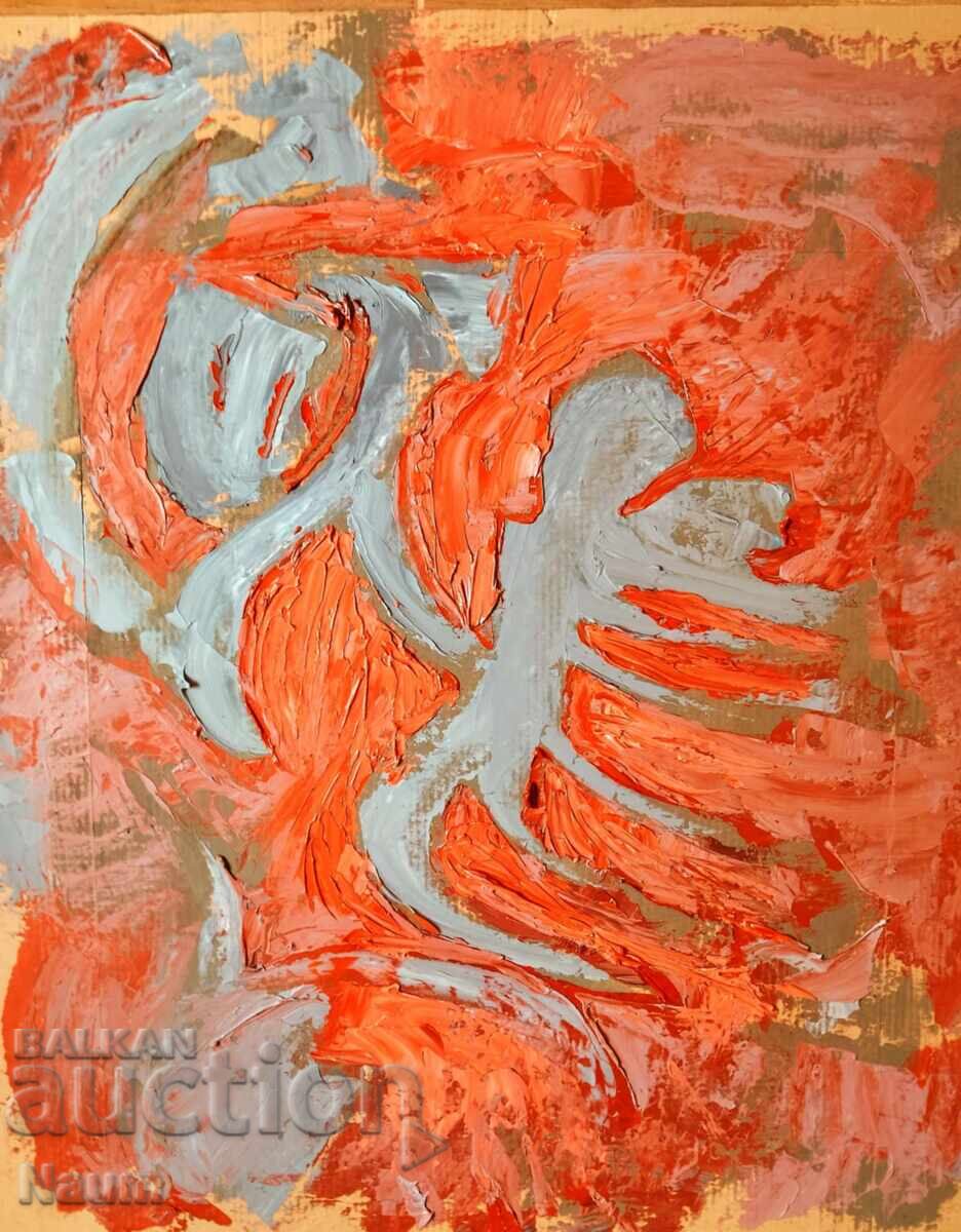 Composition 22, Vlado Rumenov, 2025, 70/50 cm, oil on canvas