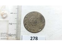 MONEDĂ DE ARGINT OTOMANĂ - CU TUGRĂ