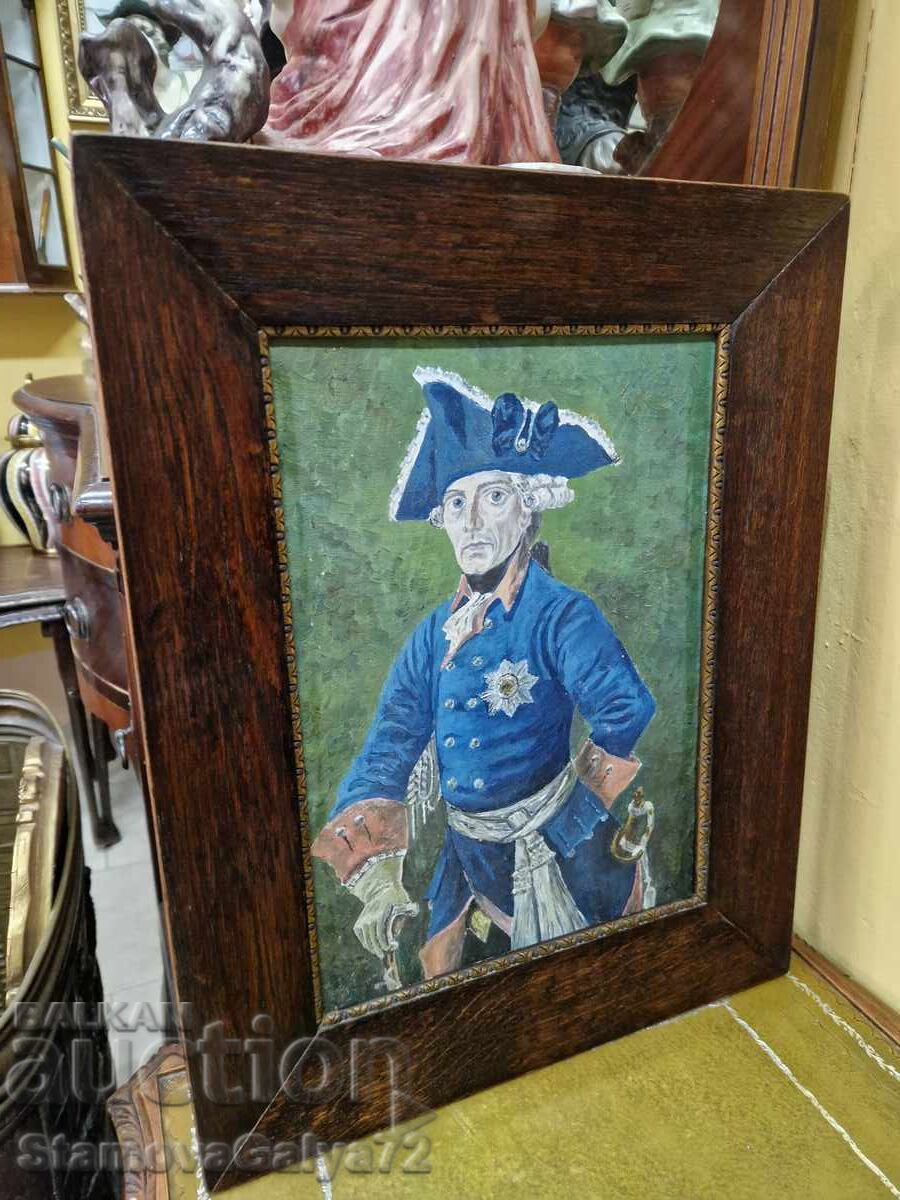 Delivery of Unique antique oil on canvas painting