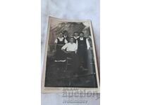 Photo Gorublyane Two men and young girls 1937