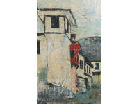 Πίνακας με ελαιογραφία αστικού τοπίου