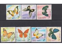 Σφραγισμένες γραμματόσημες Φαύνα Πεταλούδες 1986 από Βιετνάμ