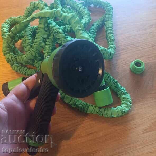 Expandable garden hose, 15 meters, with a spray gun - 5
