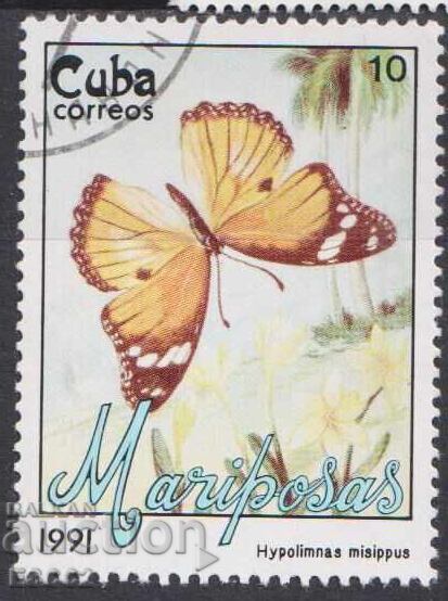 Клеймована марка Фауна Пеперуда 1991 от Куба Клеймована марка Фауна Пеперуда 1991 от Куба