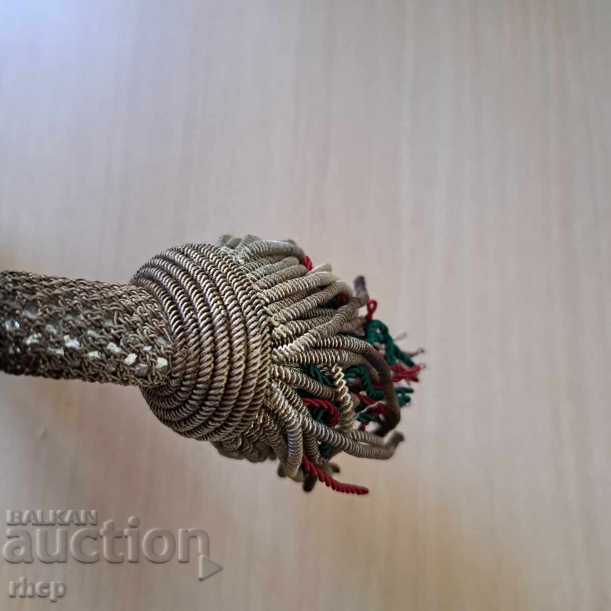 Аукцион Сърмен темляк за българска царска офицерска сабя параден Аукцион Сърмен темляк за българска царска офицерска сабя параден