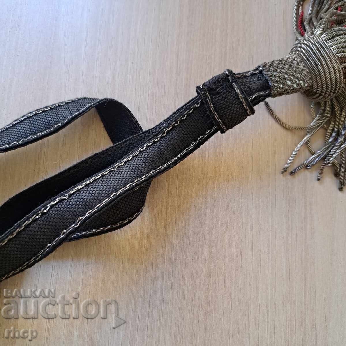 Доставка на Сърмен темляк за българска царска офицерска сабя параден Доставка на Сърмен темляк за българска царска офицерска сабя параден