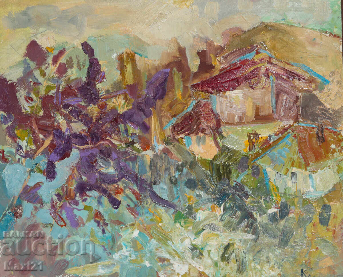 Licitație Tablou peisaj de viață, ulei