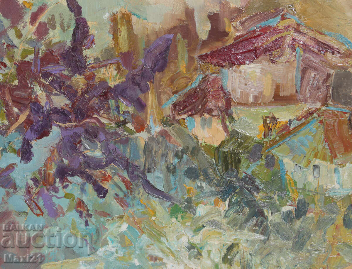 Tablou peisaj de viață, ulei - 5